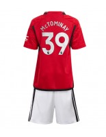 Manchester United Scott McTominay #39 Domácí dres pro děti 2023-24 Krátký Rukáv (+ trenýrky)